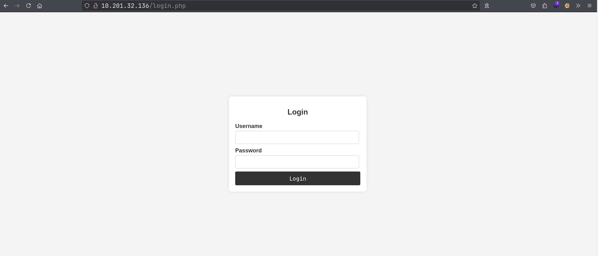 The cheese shop | login page