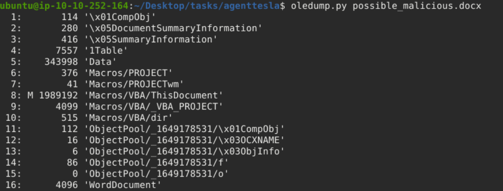 oledump.py output