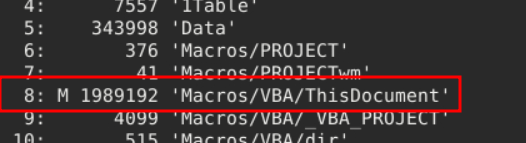 oledump.py output