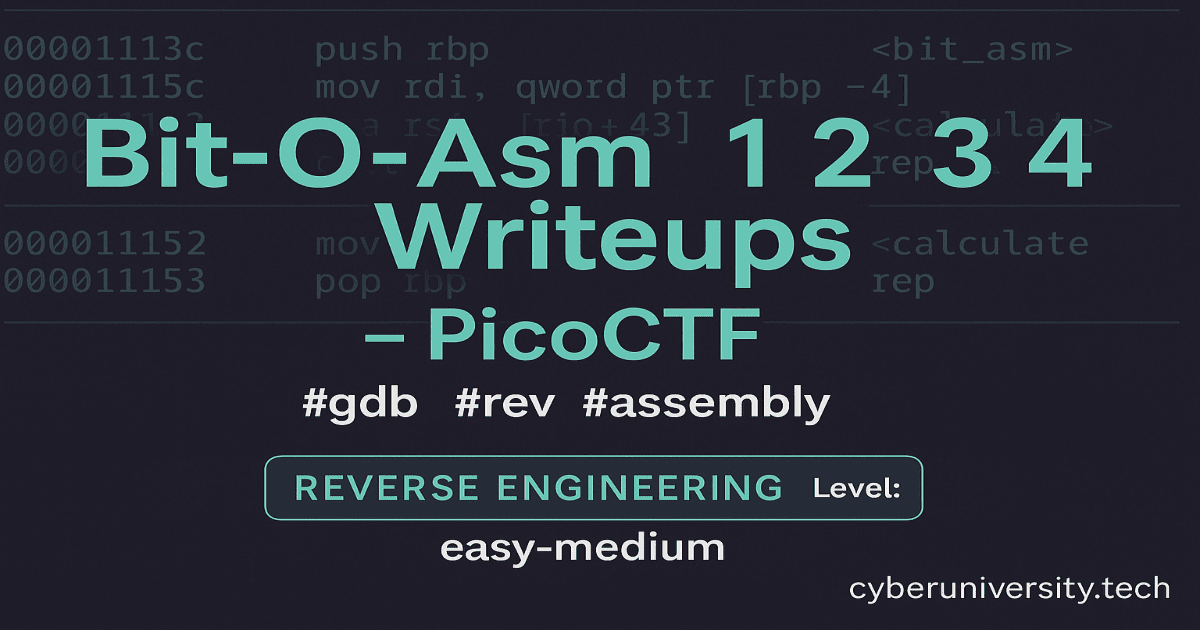 Bit-O-Asm-1-2-3-4 writeup - Pico CTF